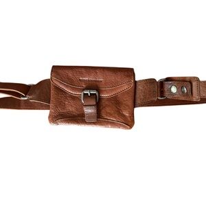 Brown Leather Crossbody Bag
